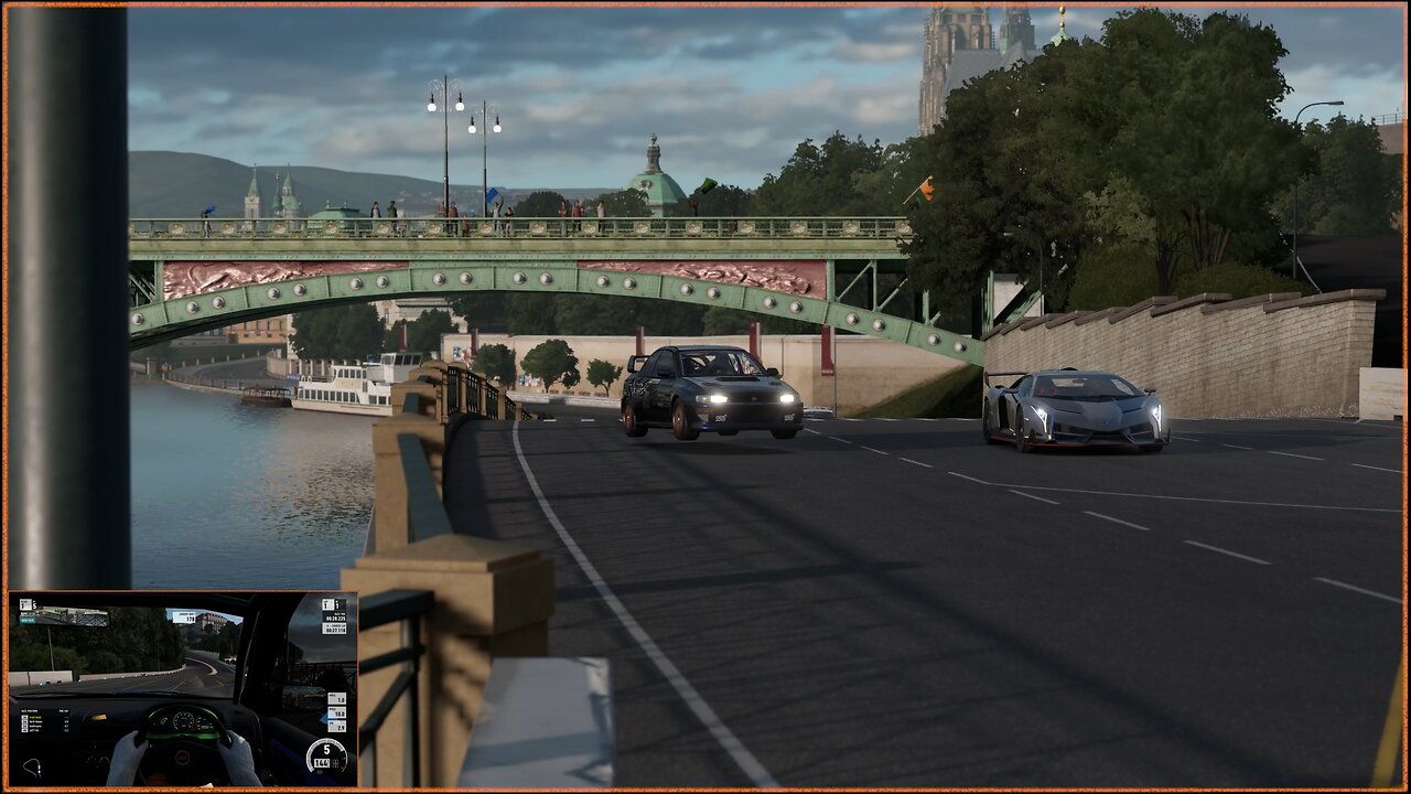 Prague Full Circuit in the 1998 Subaru Impreza 22B - FM7