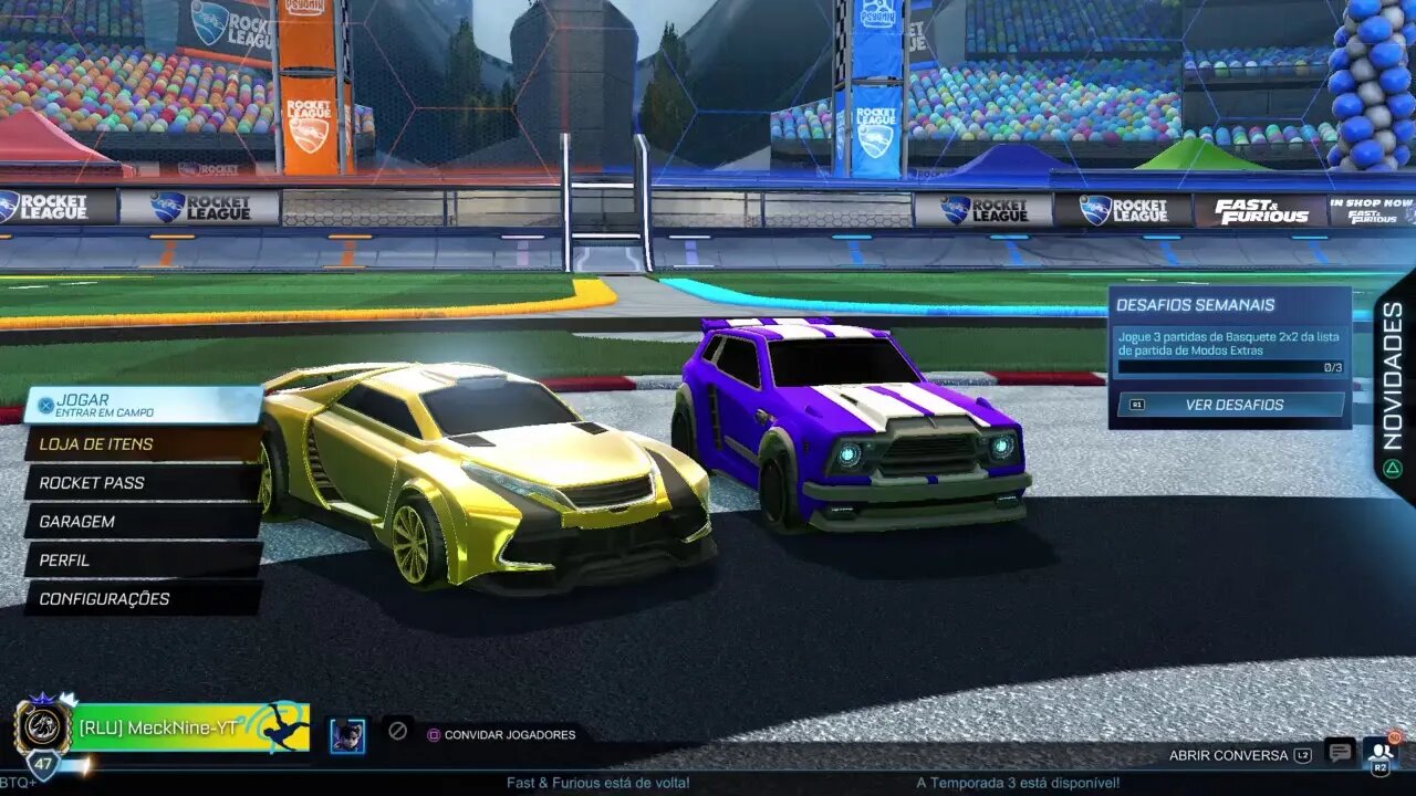ROCKET LEAGUE - É o Bonde do Tigrão