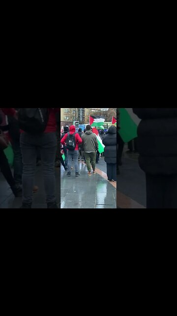 Leeds Pro-Palestinian protest (Dec 9th 2023) #leeds #protest #gaza #palestine