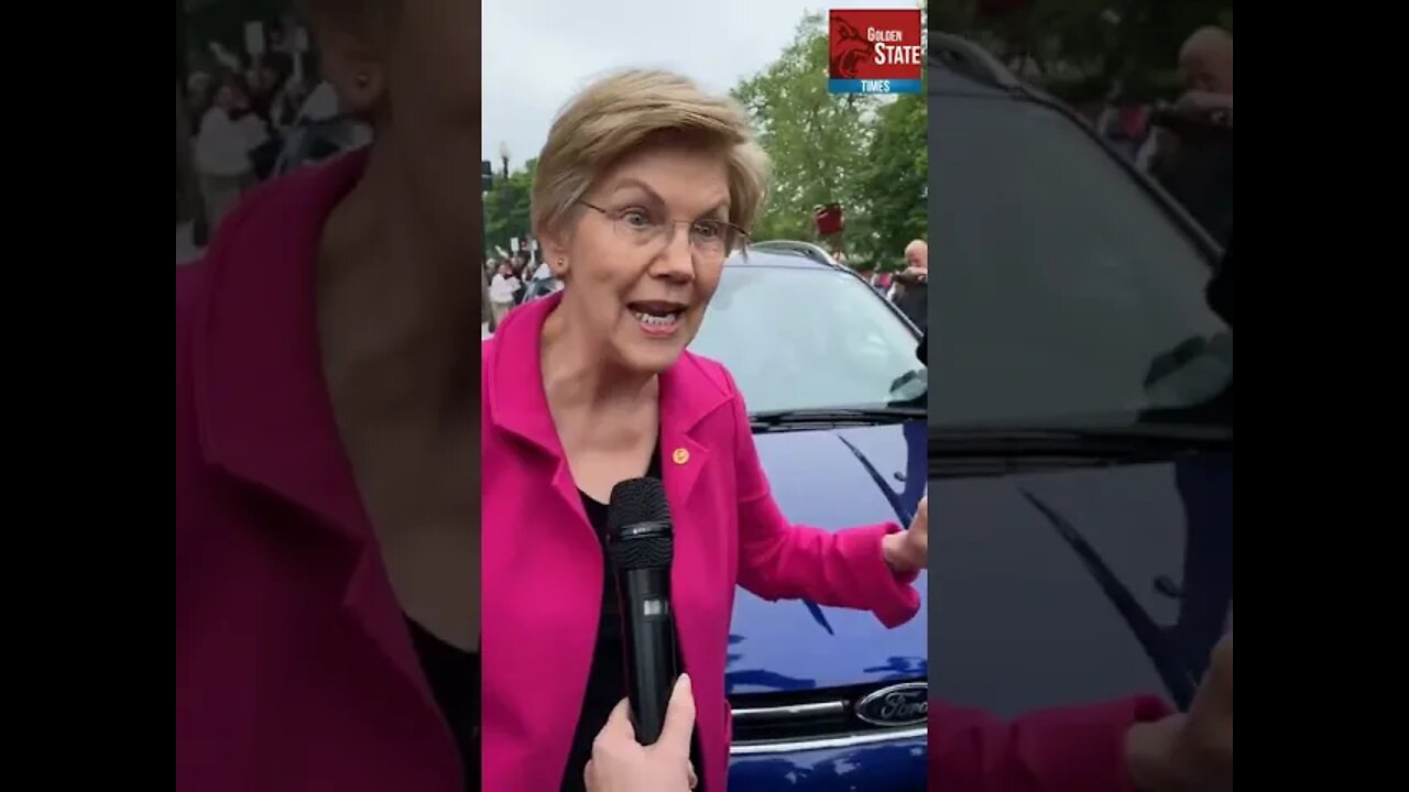 MELTDOWN: Elizabeth Warren SCREAMS like a Banshee over Supreme Court Opinion on Abortion! | #Shorts