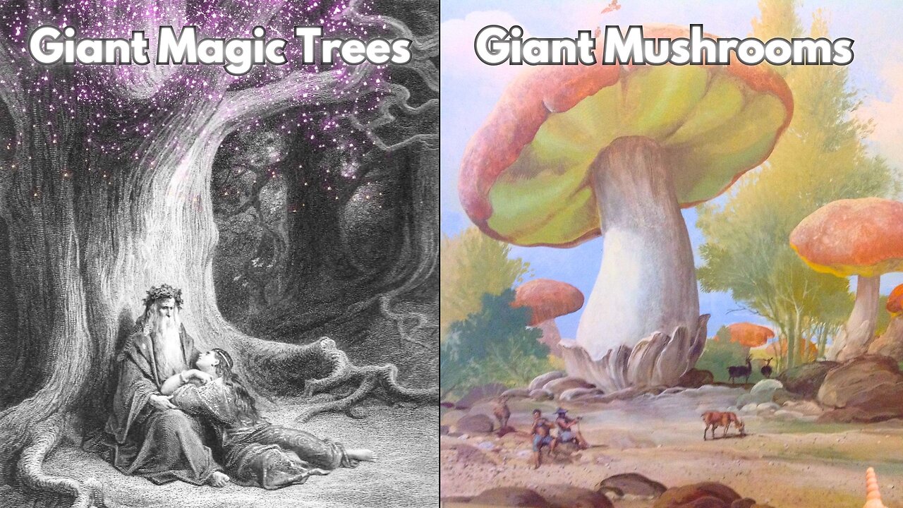 GIANT MAGICAL TREES and Mushroom Forests of the Old World