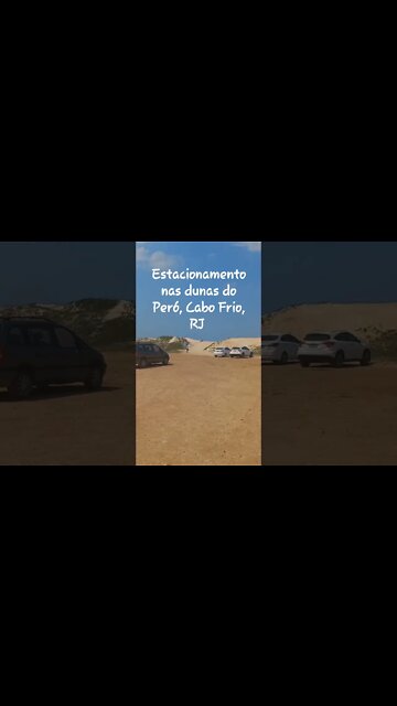 Cabo Frio [Praia do Peró] Estacionamento nas dunas. #shorts