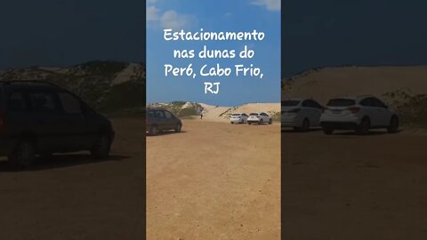 Cabo Frio [Praia do Peró] Estacionamento nas dunas. #shorts