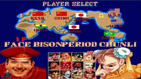 Mugen Street WT Fighters:The Worst Warrior Play As Face Bison