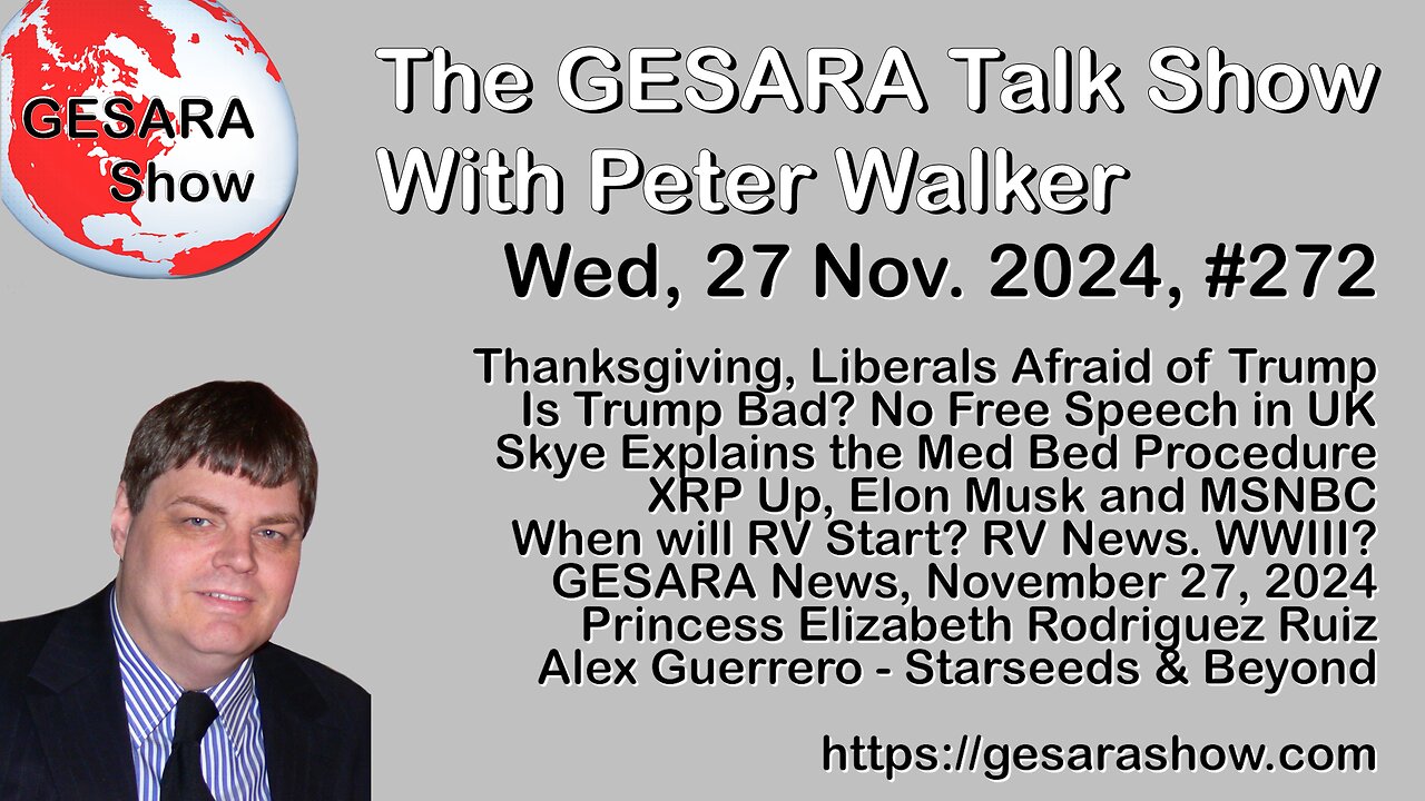 2024-11-27 GESARA Talk Show 272 - Wednesday