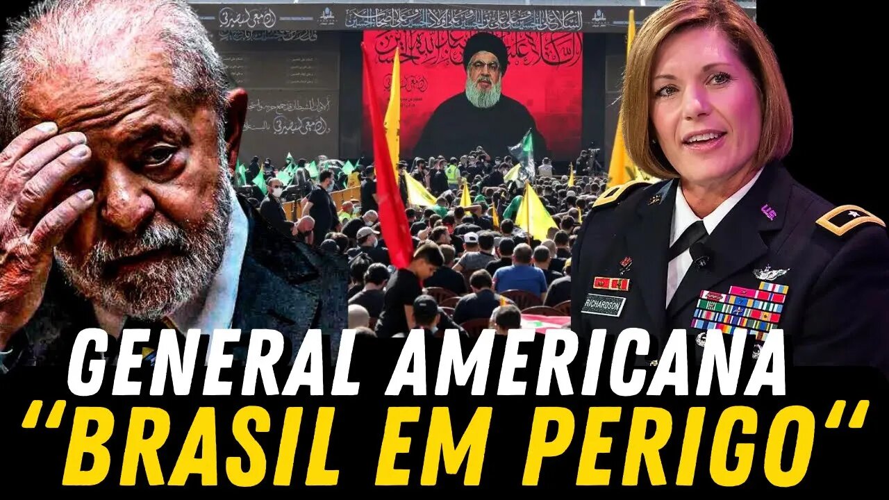 BOMBA‼️ General americana vê o perigo do Hezbollah no Brasil