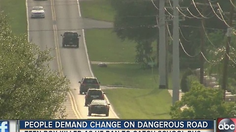 People demand change on dangerous road