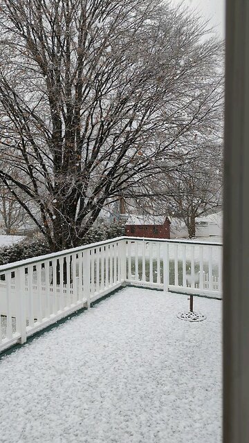 Crap! it's snowing...