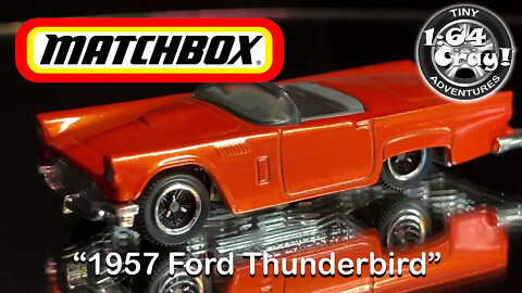 “1957 Thunderbird in Orange”- Model by Matchbox