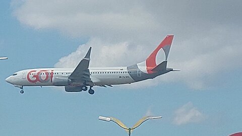 Boeing 737 MAX 8 PS-GPC coming from Brasília to Manaus