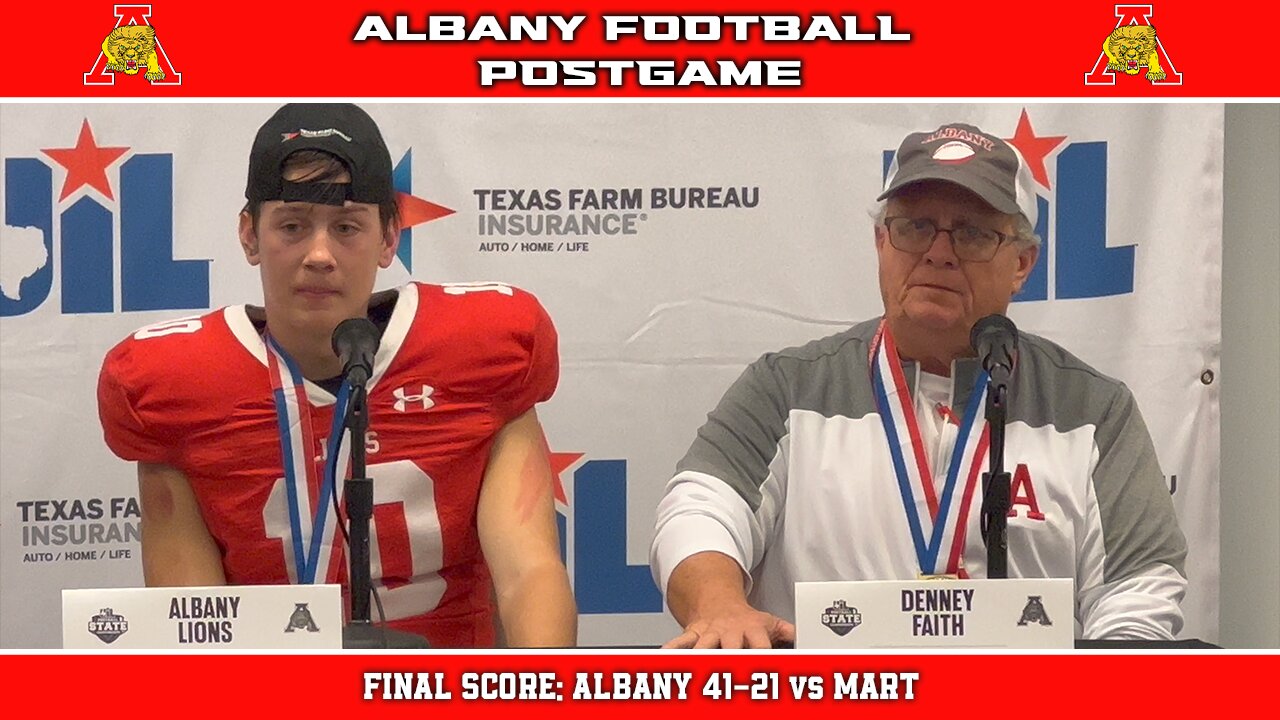 Albany State Championship Press Conference