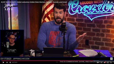 #LIVE WATCH PARTY: Walter welcomes Golden State Warriors, Crowder, Youtube, and Greta!!