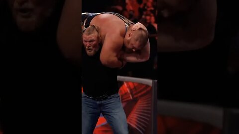 Tonight Brock Lesnar F5 Otis To announce table slow motion l. #wwe #brocklesnar