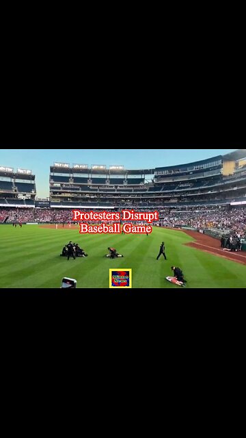 Protesters disrupt Congressional Baseball Game at Nationals Stadium