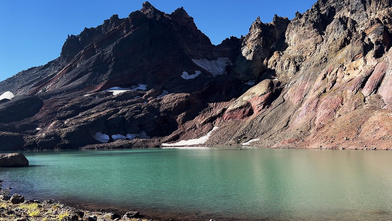 Leaving Turquoise No Name Lake & Descending Three Sisters Wilderness! | 4K | Central Oregon