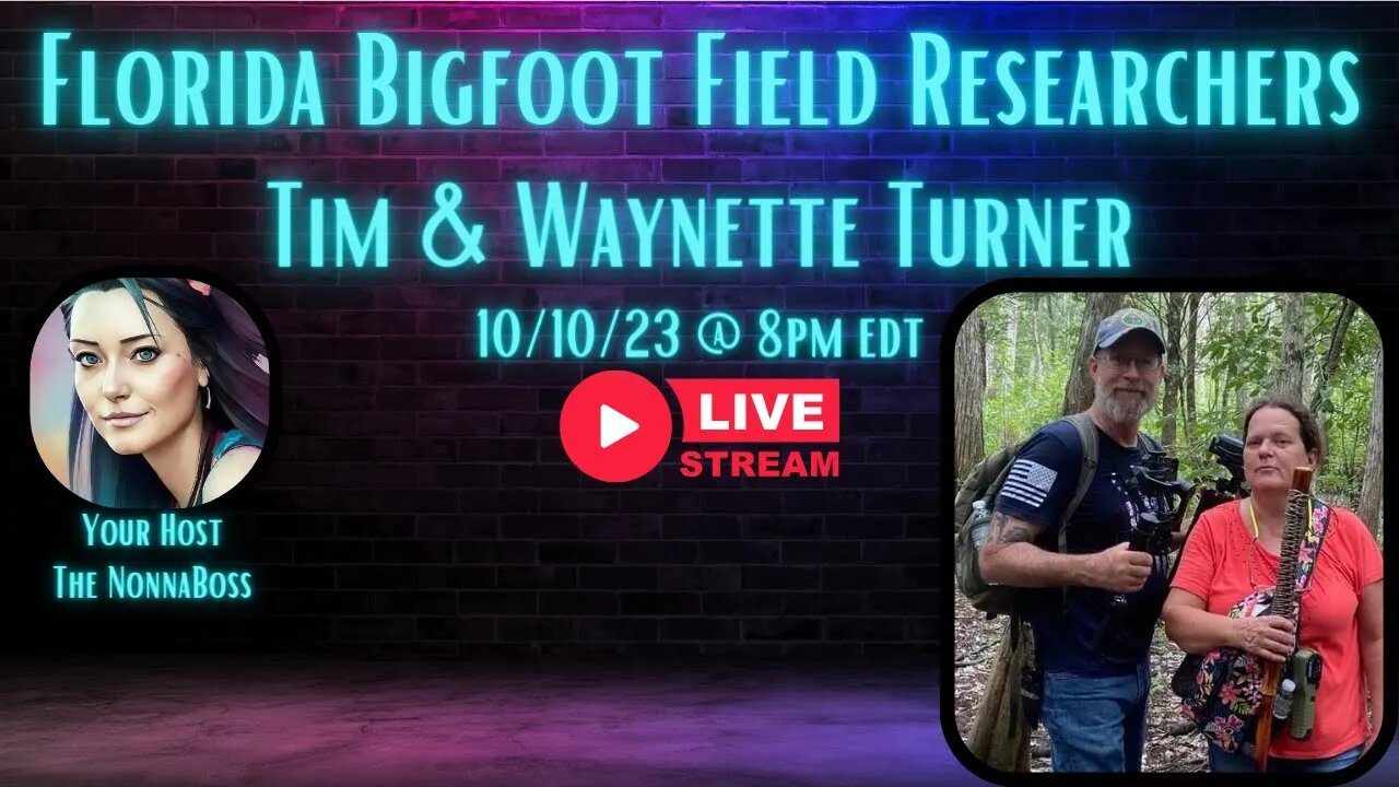 Tim & Waynette Turner - Florida Bigfoot Researchers