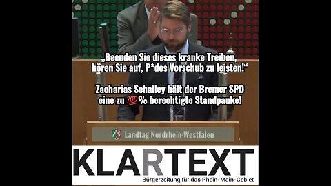 Zacharias Schalley hält der Bremen-SPD eine zu 💯% berechtigte #Standpauke