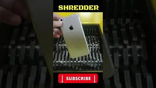 IPhone X Shredder Machine | Será que ele aguenta? Teste ASMR #Shorts