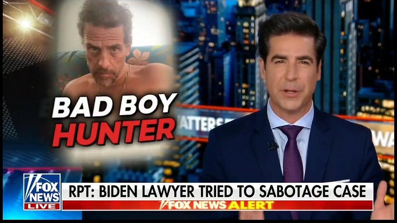 Watters: Hunter Biden May Have Just Jinxed The Plea Deal