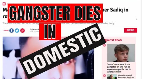 GANGSTER DIES IN DOMESTIC