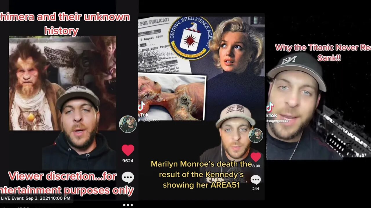 TikTok Compilation, Marilyn Munroe, Titanic didn’t sink and Underground Tunnels #story #youtube