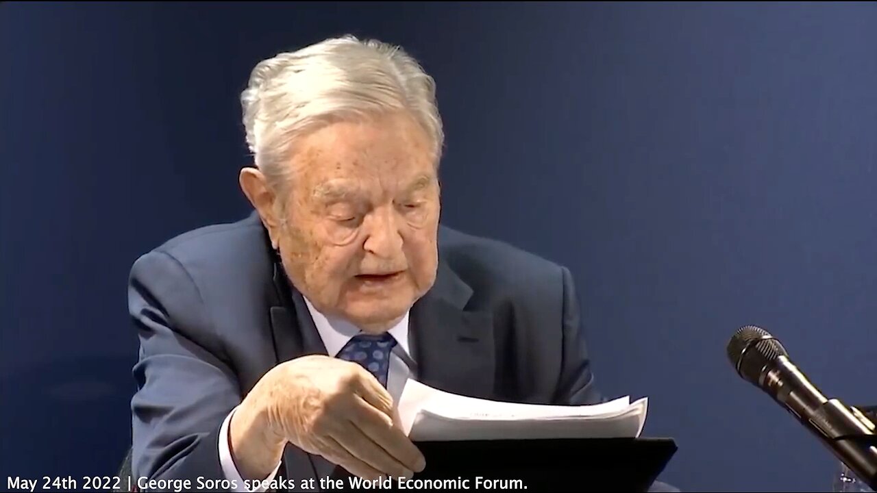 George Soros | "AI Is Particularly Good At Producing Instruments of Control That Help Repressive Regimes And Endanger Repressive Societies. COVID-19 Also Helped Legitimize Instruments of Control." (Speaking May 24th At the World Economic Forum.&