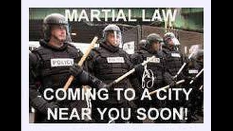 ALEX JONES WARNS MARSHAL LAW IS IMMINENT