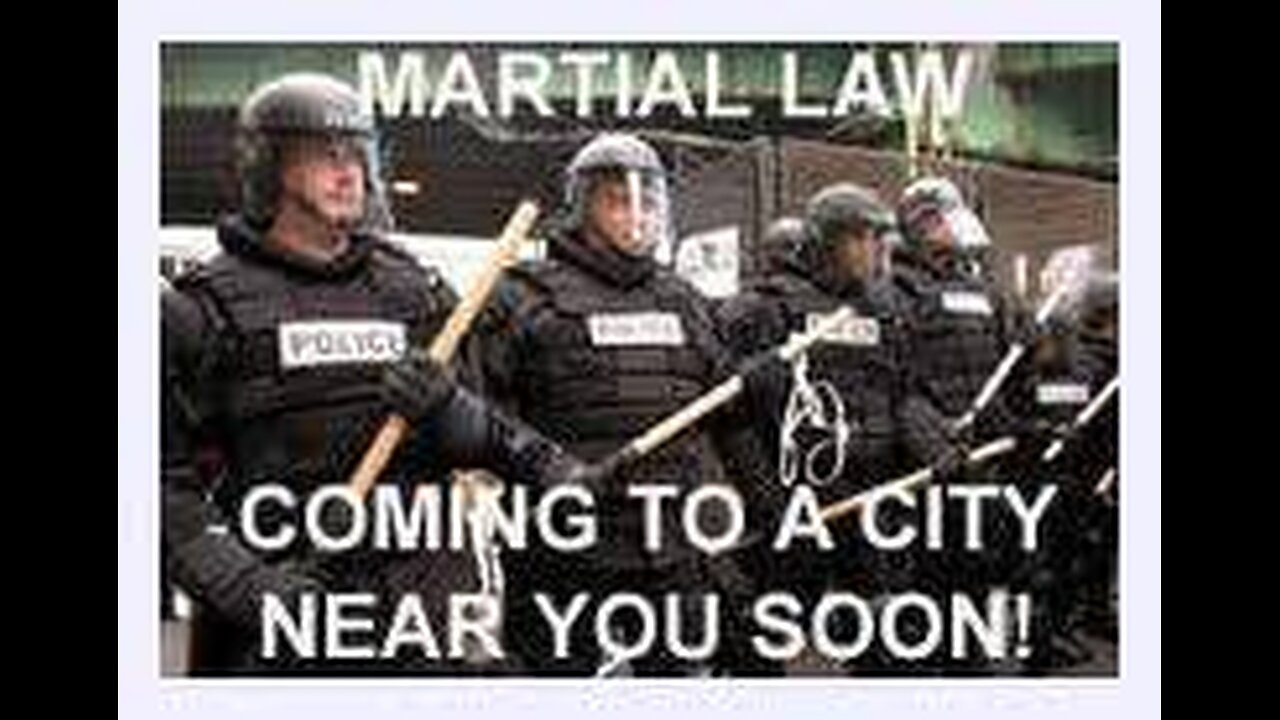 ALEX JONES WARNS MARSHAL LAW IS IMMINENT