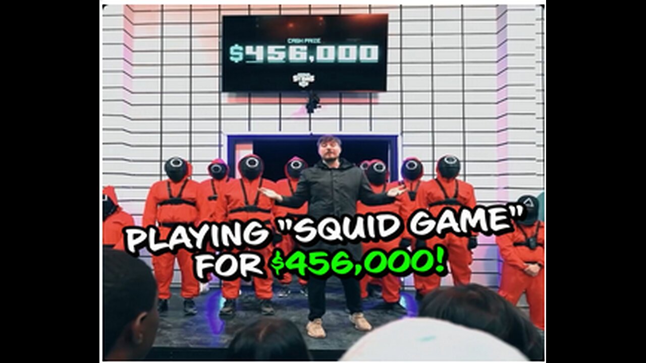 456 People Played My Squid Game To Win $456,000!