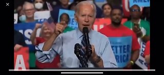 Biden speaks of Stolen Elections