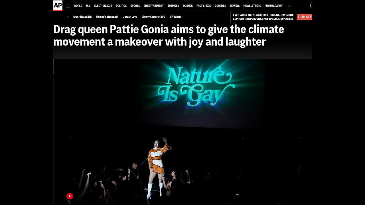 Drag queen aims to give the climate movement a makeover with joy and laughter