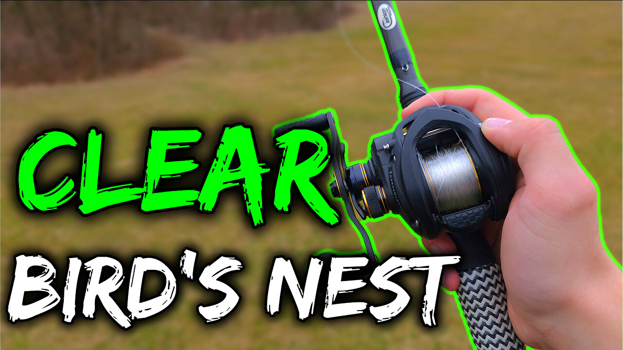 EASIEST Way to CLEAR a Bird’s Nest for BEGINNERS – Baitcaster