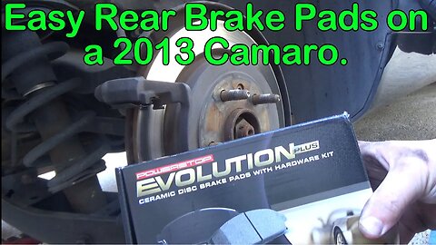 Easy Rear Brake Pads on a 2013 Camaro after metal to metal contact.