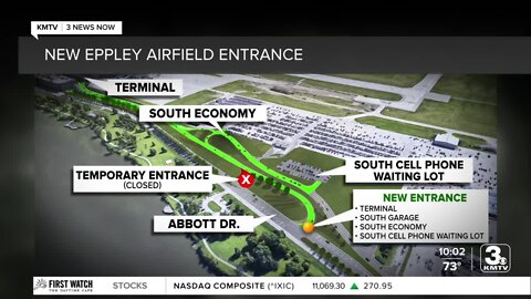 Travelers excited for new entrance to Eppley Airfield set to open Wednesday