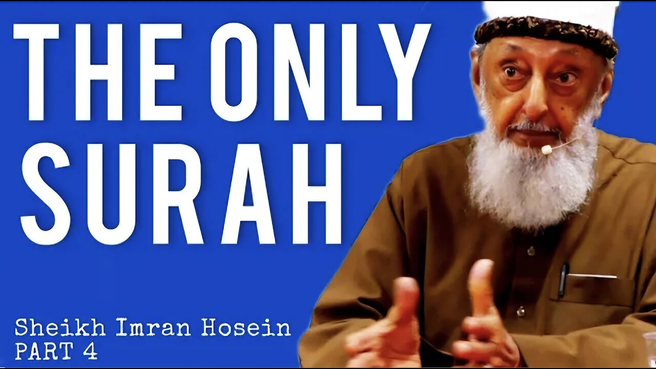 Sheikh Imran Hosein Explains The Only Surah Of The #quran Without Bismillah PART 4