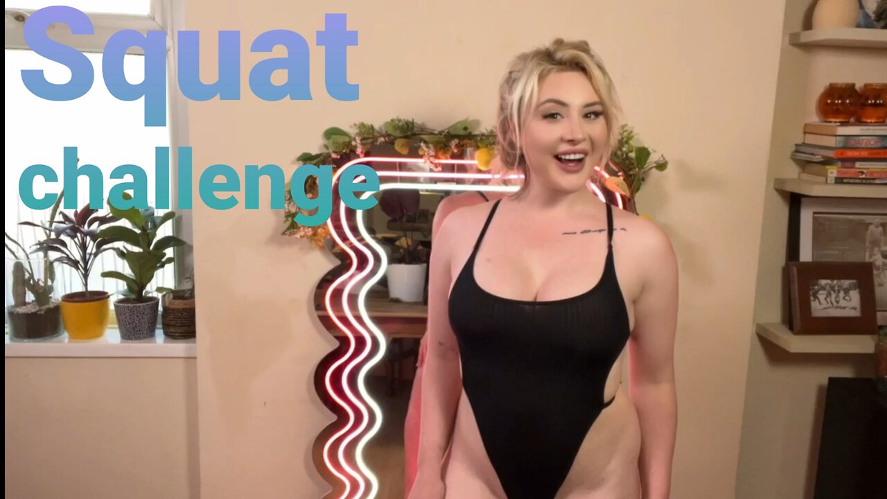 Squat challenge, watch till end