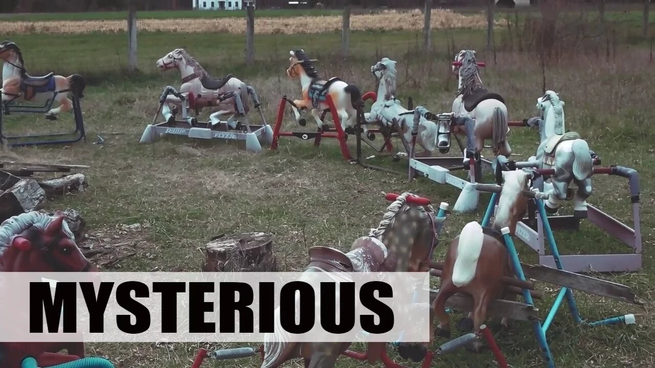 ABANDONED CREEPY ROCKING HORSE GRAVEYARD ( CREEPYPASTA )