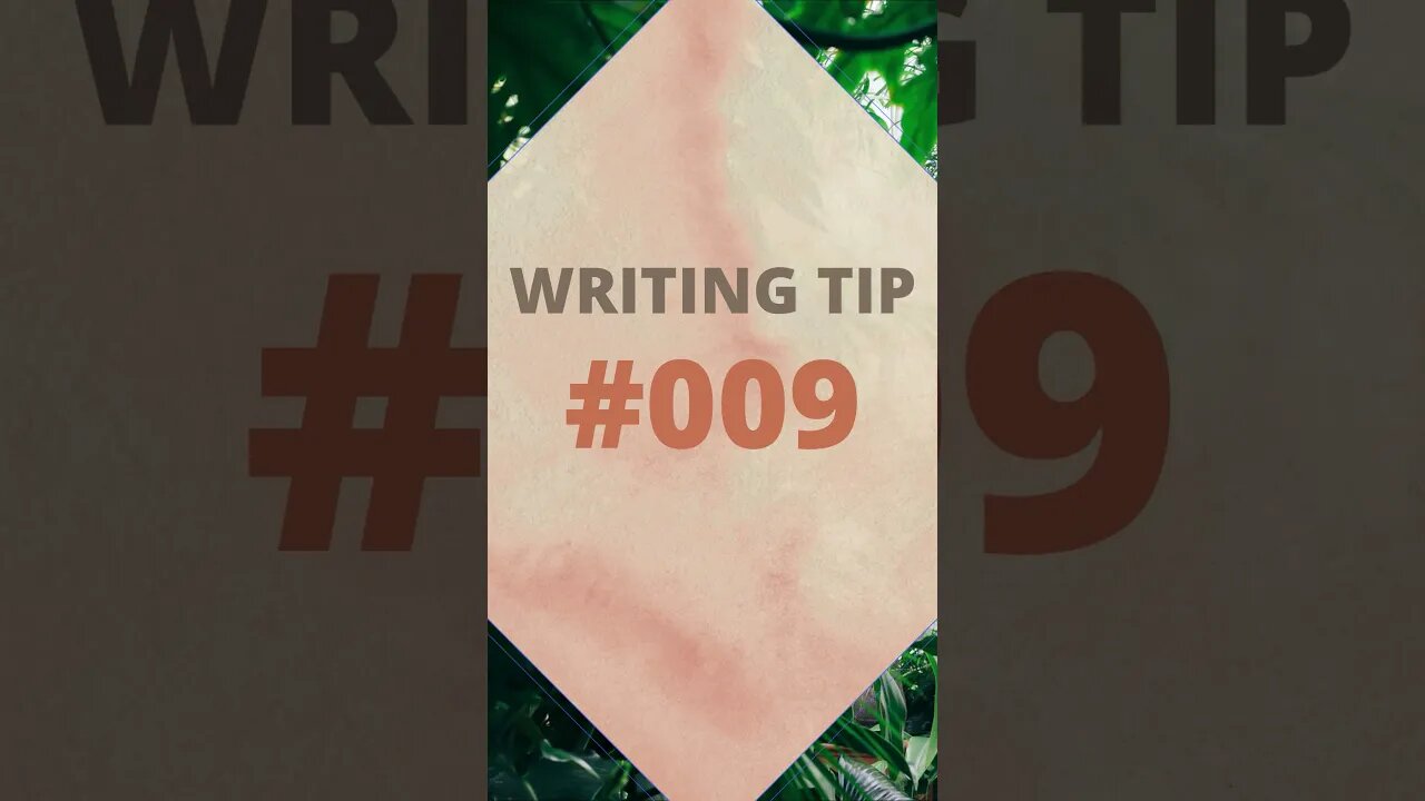 Writing Tip 009 - Pacing #shorts #writingtips