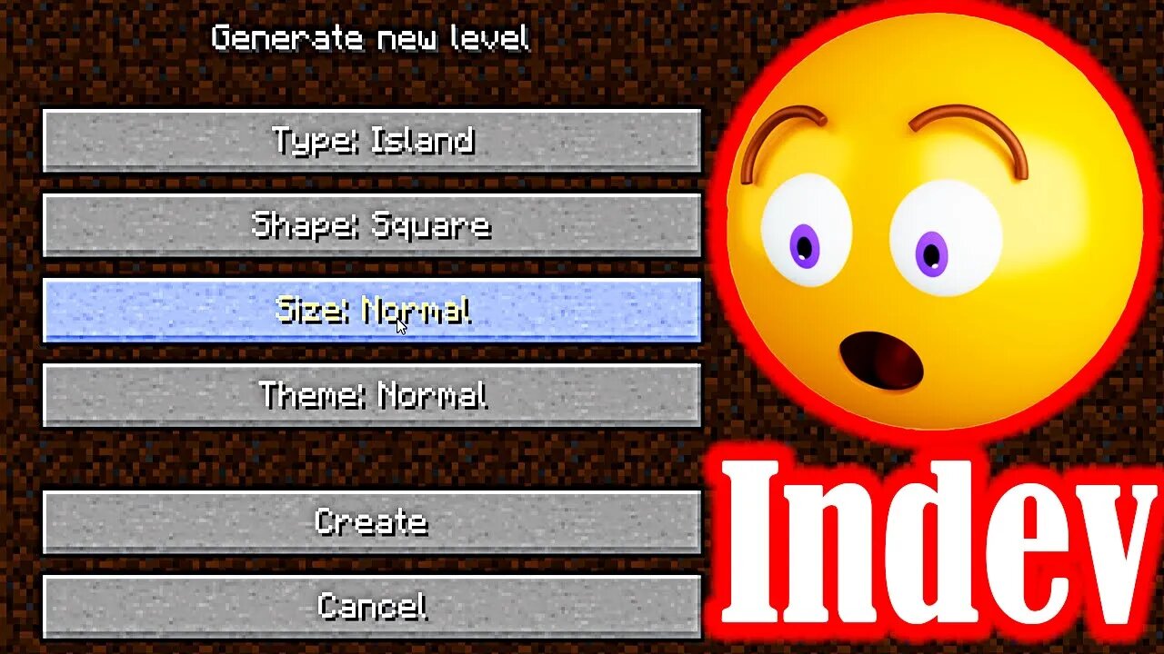 Checking Out All The Minecraft Indev World Generation Options