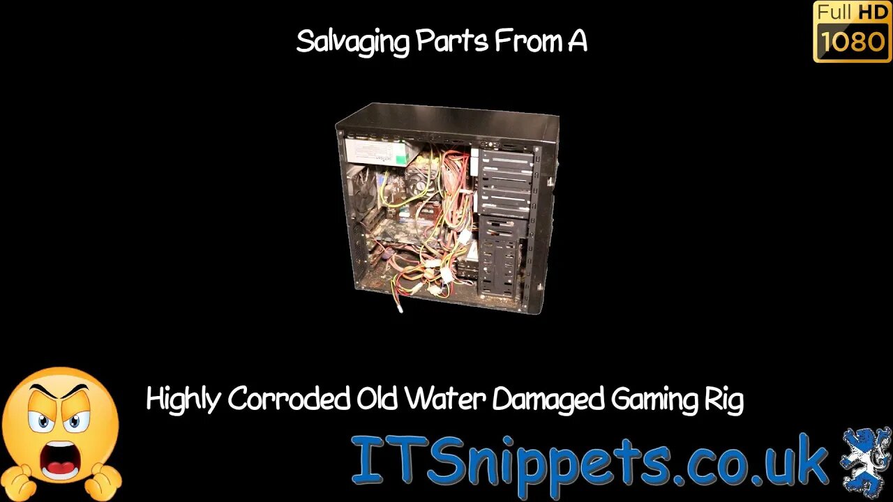 Salvaging Parts From An Old WATER DAMAGED Gaming Rig