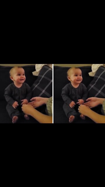 Toddler hilariously attempts to pronounce "linoleum"