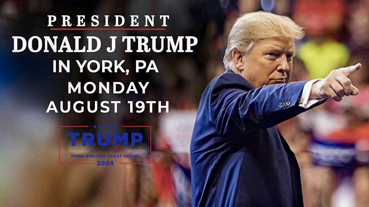 President Trump's Rally in York, PA (8/19/24)