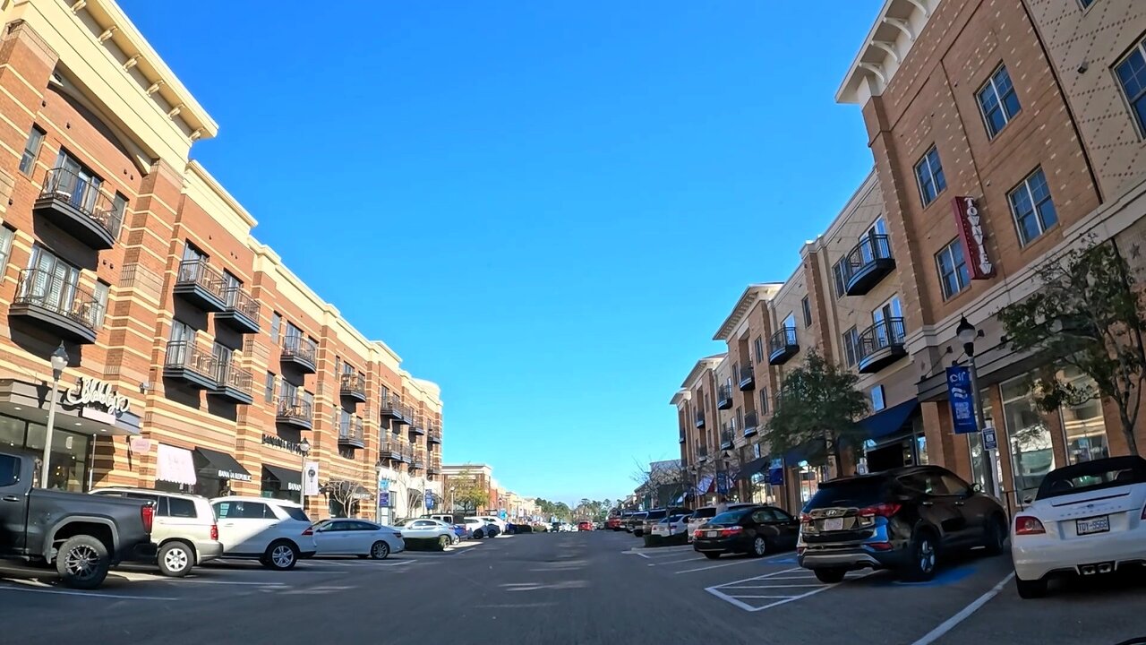 Driving Around Wilmington, North Carolina - Military Cutoff, Mayfaire Towncenter