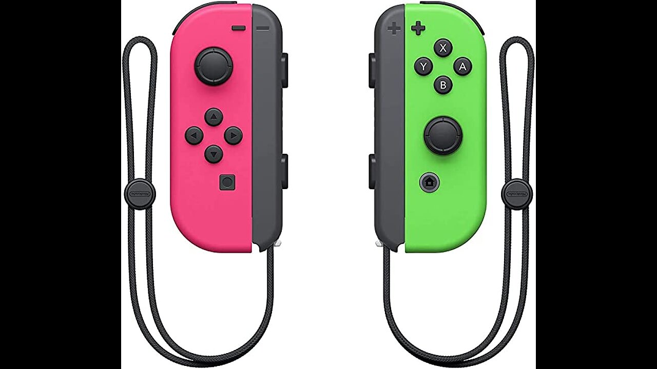 Nintendo Switch Joy-Cons - Neon Pink & Neon Green