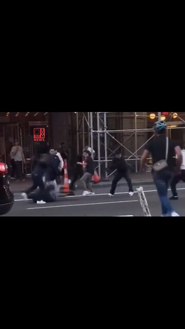 Illegal Aliens Get In An All Out Street Fight In Crime Infested Sanctuary New York City