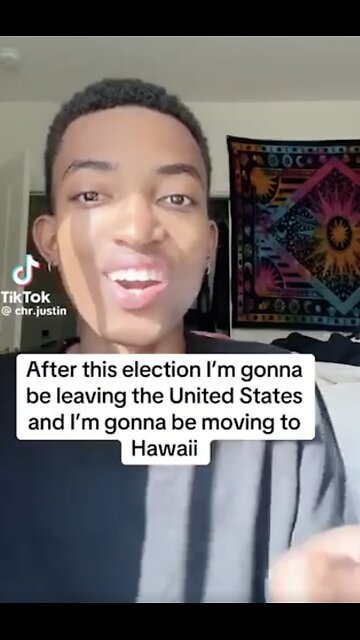 Woke Guy Claims He's Leaving America to Move to Hawaii 😂