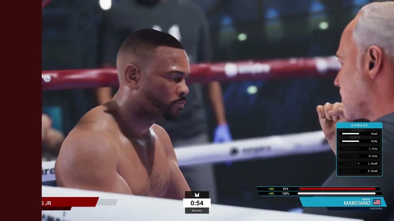 Undisputed Boxing Online Gameplay Rocky Marciano vs Roy Jones Jr - Risky Rich vs beast89