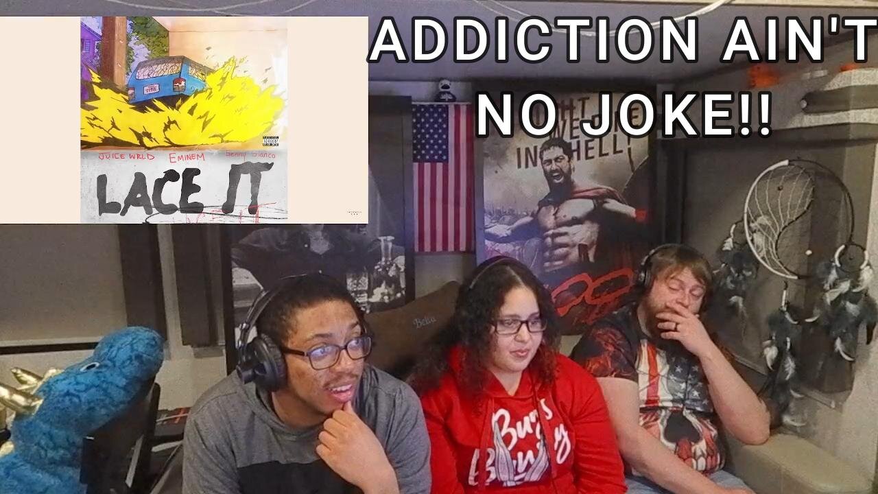 ADDICTION AIN'T NO JOKE!! Juice Wrld, Eminem, & Benny Blanco - Lace It [REACTION]