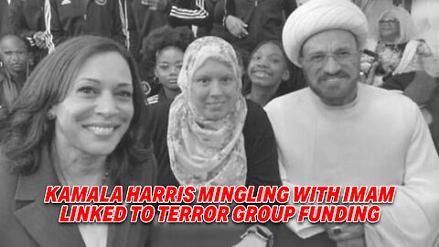 KAMALA HARRIS FACES SCRUTINY AFTER BEING SEEN MINGLING WITH IMAM LINKED TO TERROR GROUP FUNDING