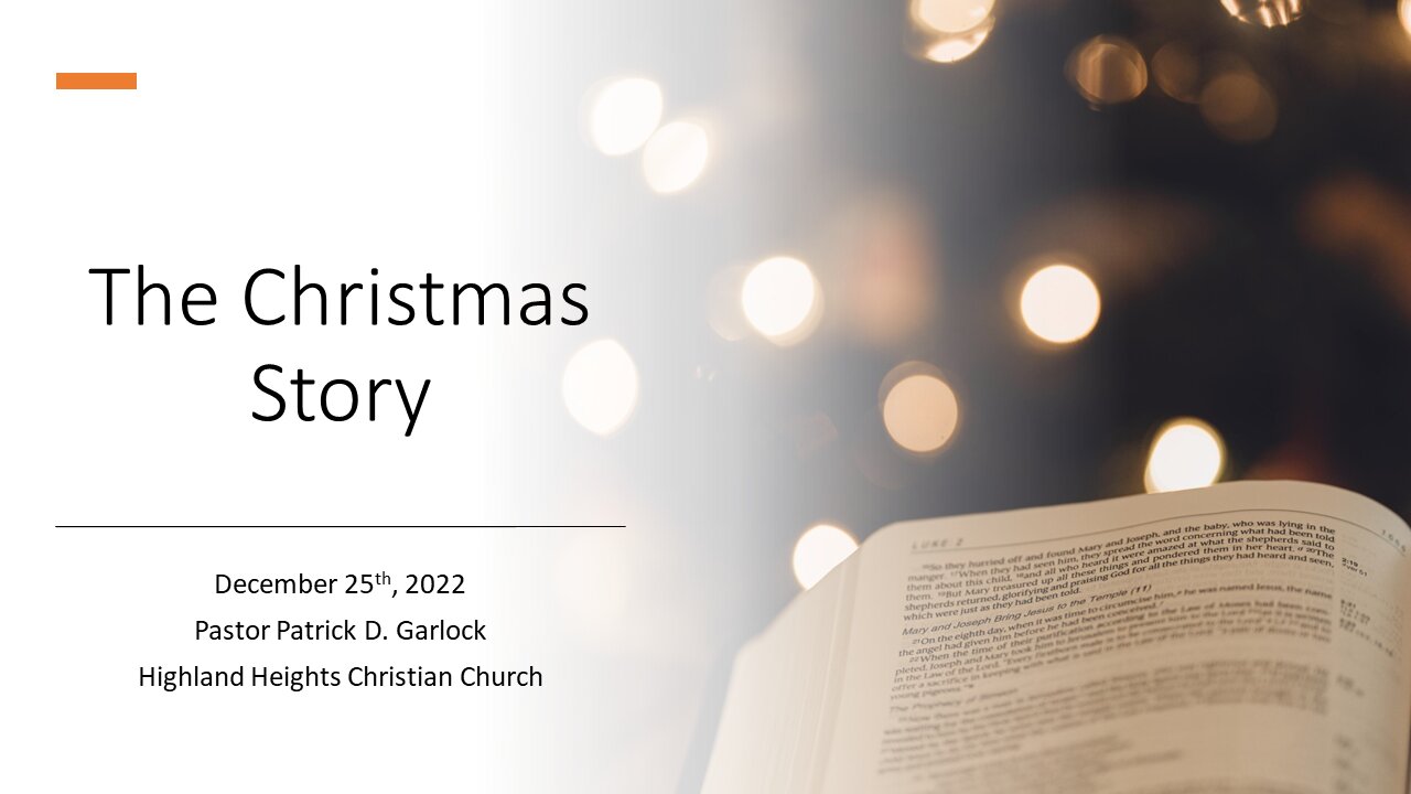 Luke 2 "The Christmas Story"